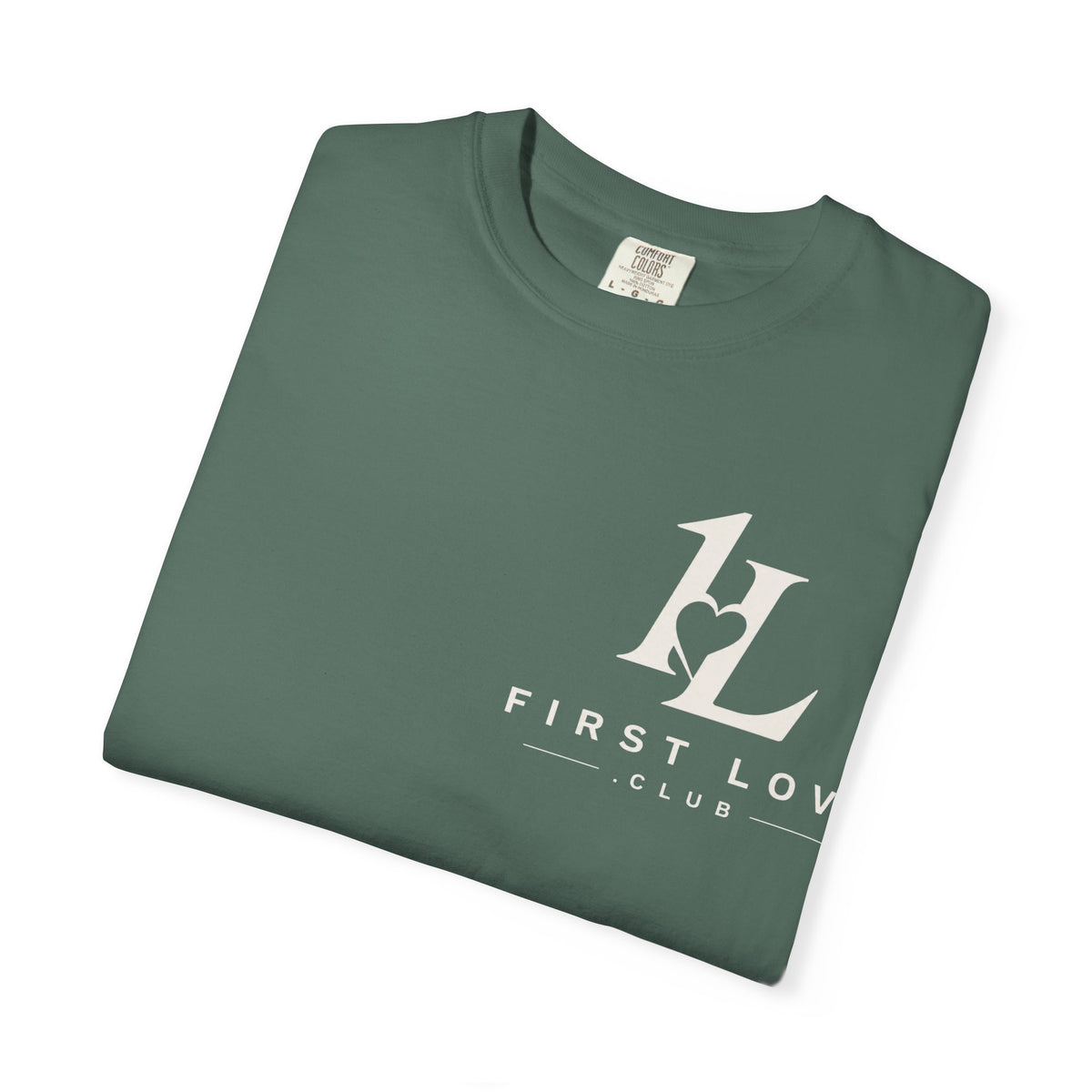 Minimalist Monogram Tee — Subtle "1L" Chest & Back Print