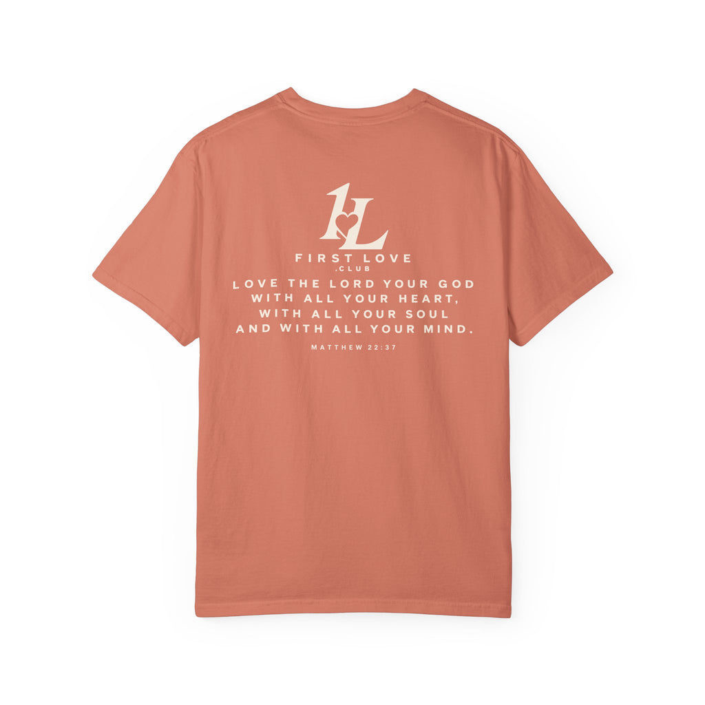 Minimalist Monogram Tee — Subtle "1L" Chest & Back Print