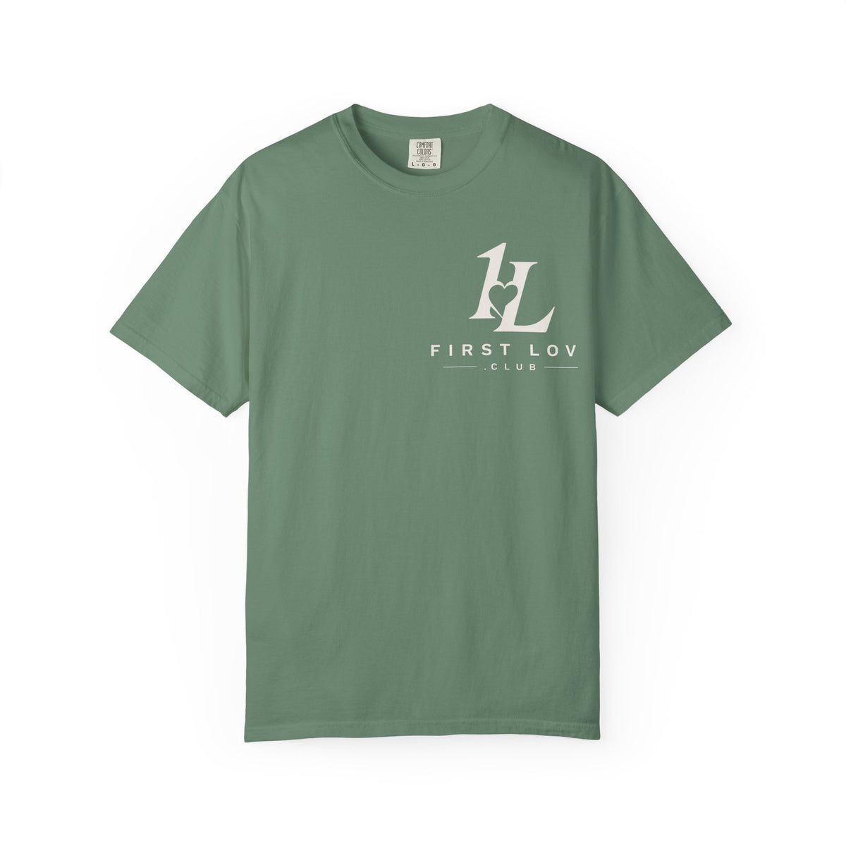 Minimalist Monogram Tee — Subtle "1L" Chest & Back Print