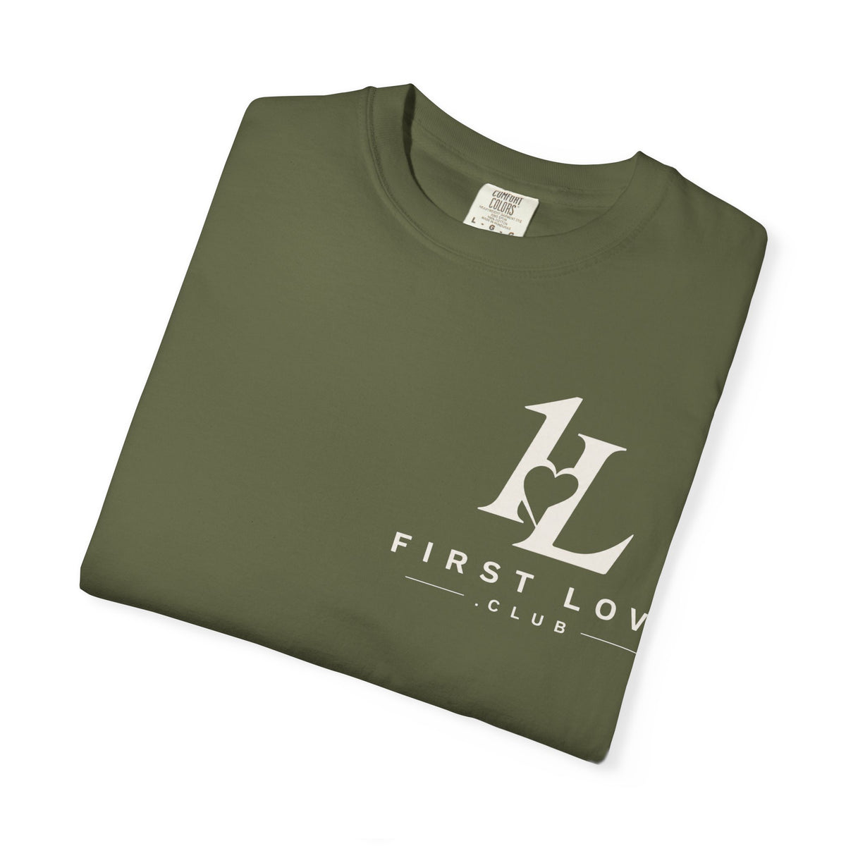 Minimalist Monogram Tee — Subtle "1L" Chest & Back Print