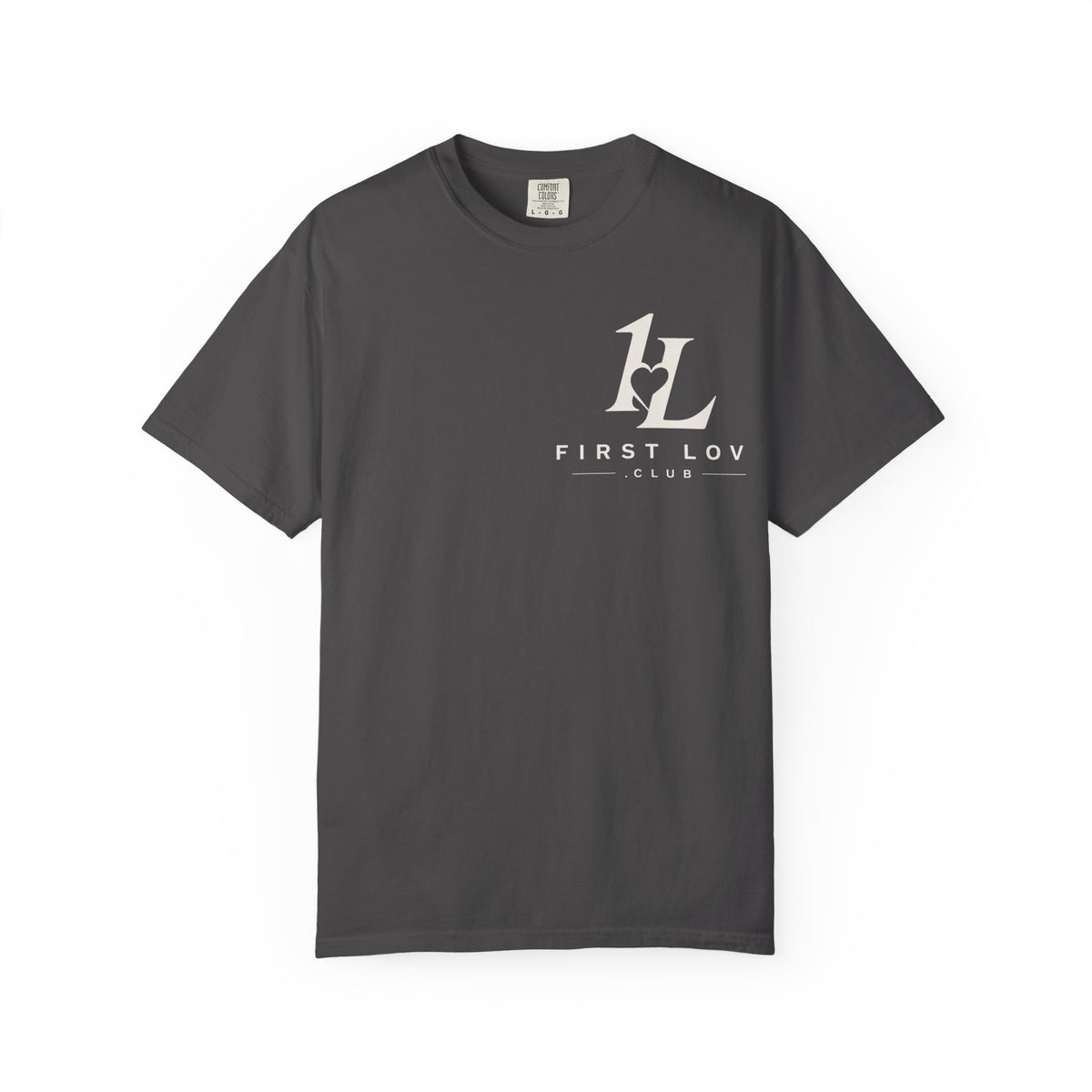 Minimalist Monogram Tee — Subtle "1L" Chest & Back Print