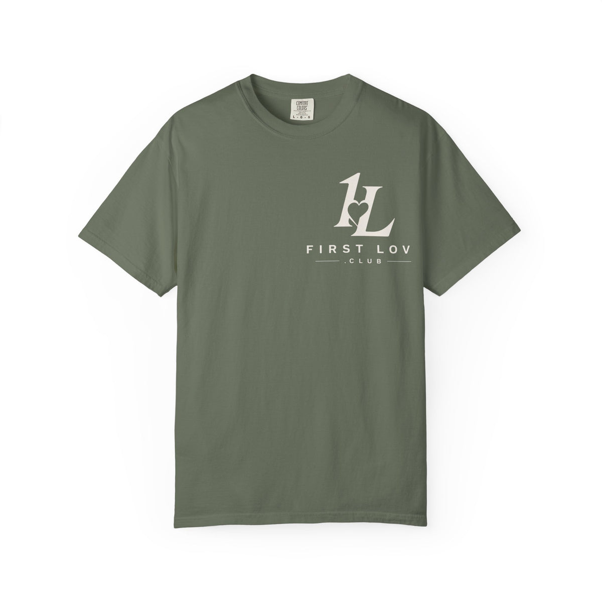Minimalist Monogram Tee — Subtle "1L" Chest & Back Print