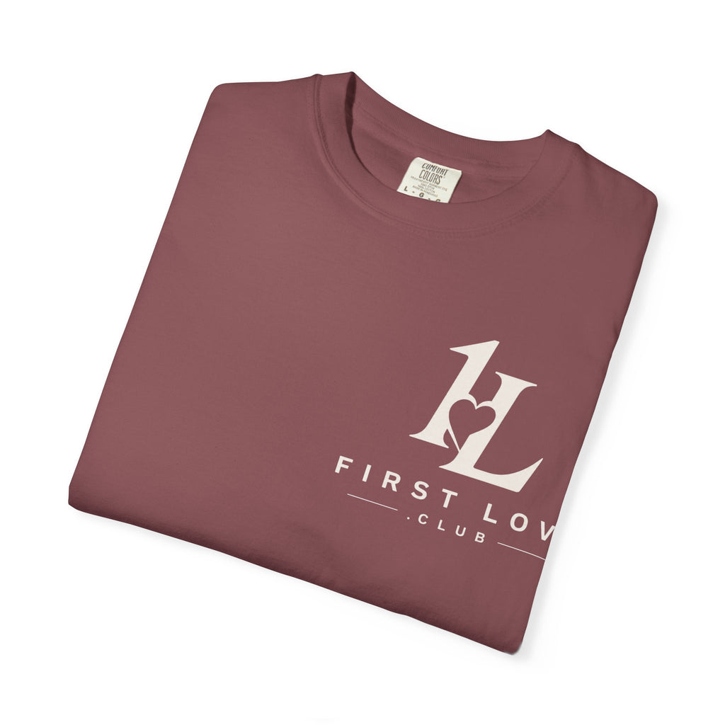 Minimalist Monogram Tee — Subtle "1L" Chest & Back Print