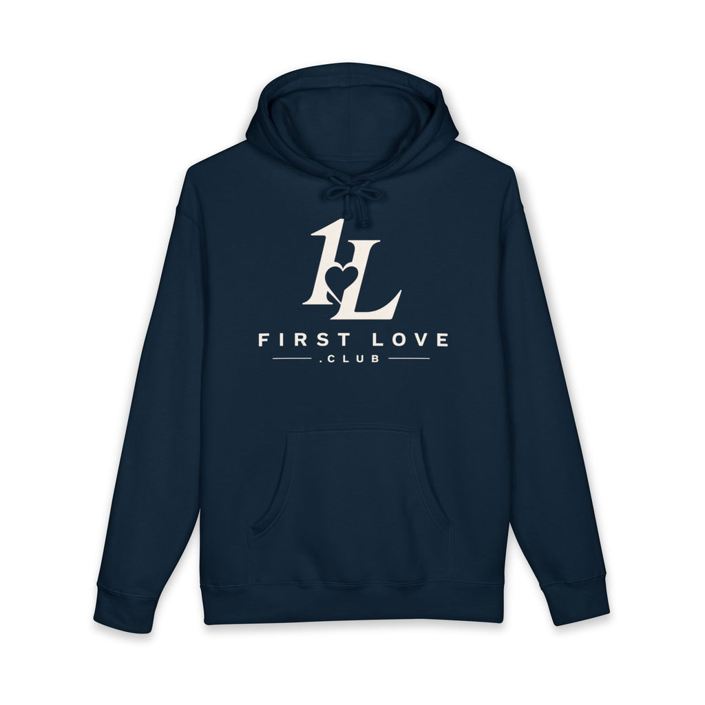 Minimal White Hoodie with Faint Script Logo — Subtle Luxury Streetwear