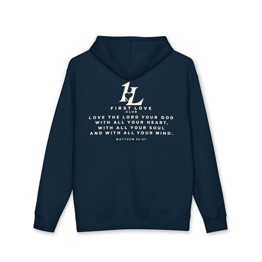 Minimal White Hoodie with Faint Script Logo — Subtle Luxury Streetwear