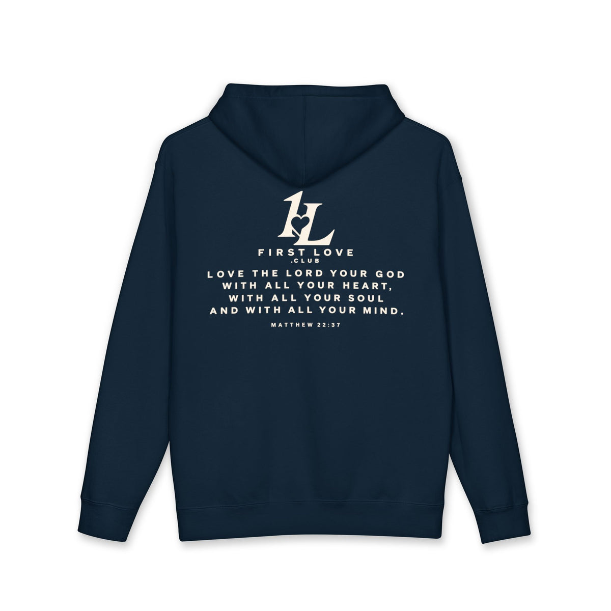 Minimal White Hoodie with Faint Script Logo — Subtle Luxury Streetwear