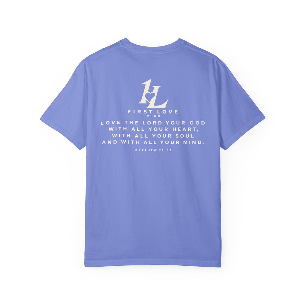 Minimalist Monogram Tee — Subtle "1L" Chest & Back Print