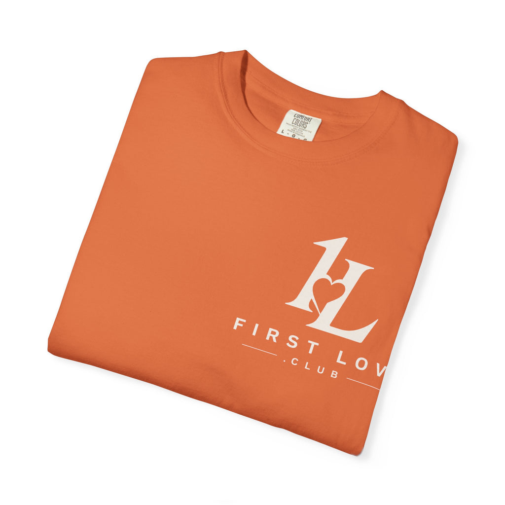 Minimalist Monogram Tee — Subtle "1L" Chest & Back Print