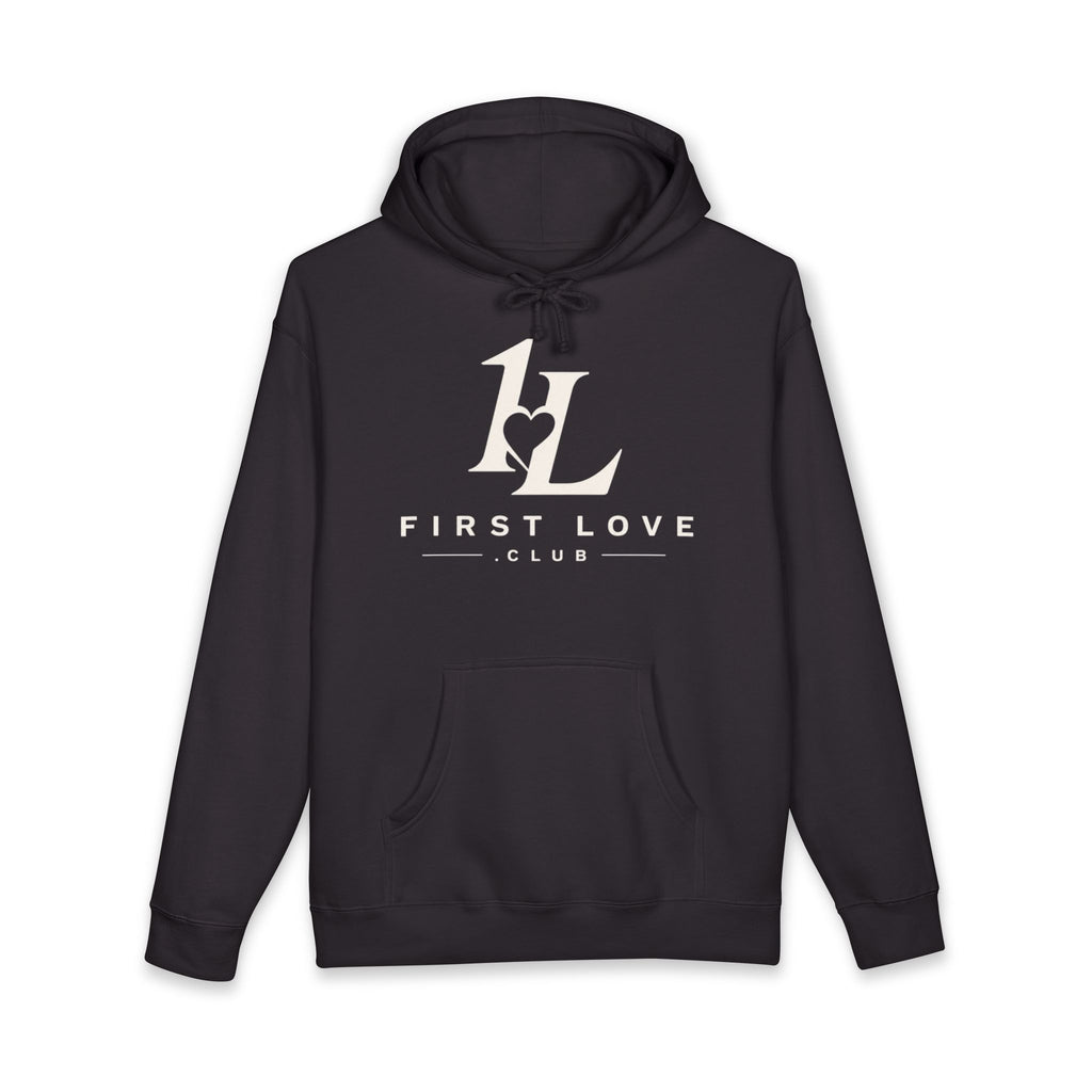 Minimal White Hoodie with Faint Script Logo — Subtle Luxury Streetwear