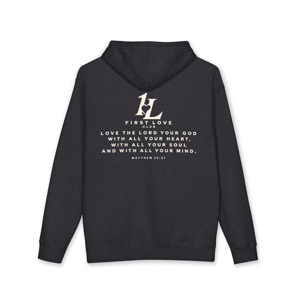 Minimal White Hoodie with Faint Script Logo — Subtle Luxury Streetwear