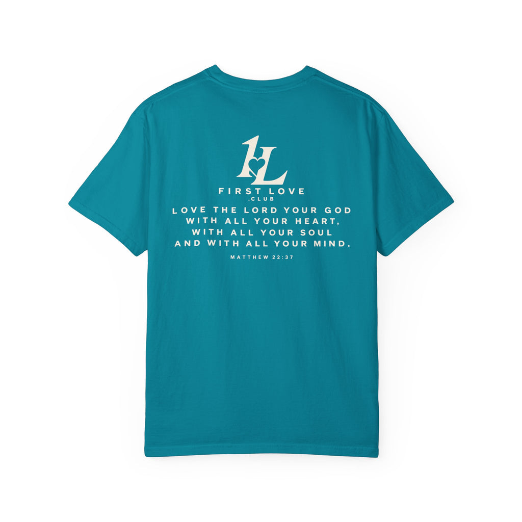 Minimalist Monogram Tee — Subtle "1L" Chest & Back Print