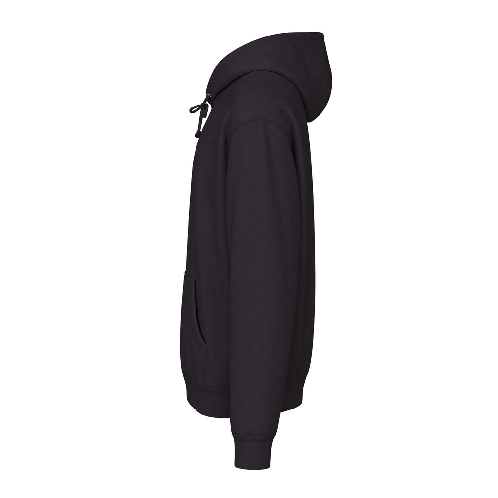Minimal White Hoodie with Faint Script Logo — Subtle Luxury Streetwear