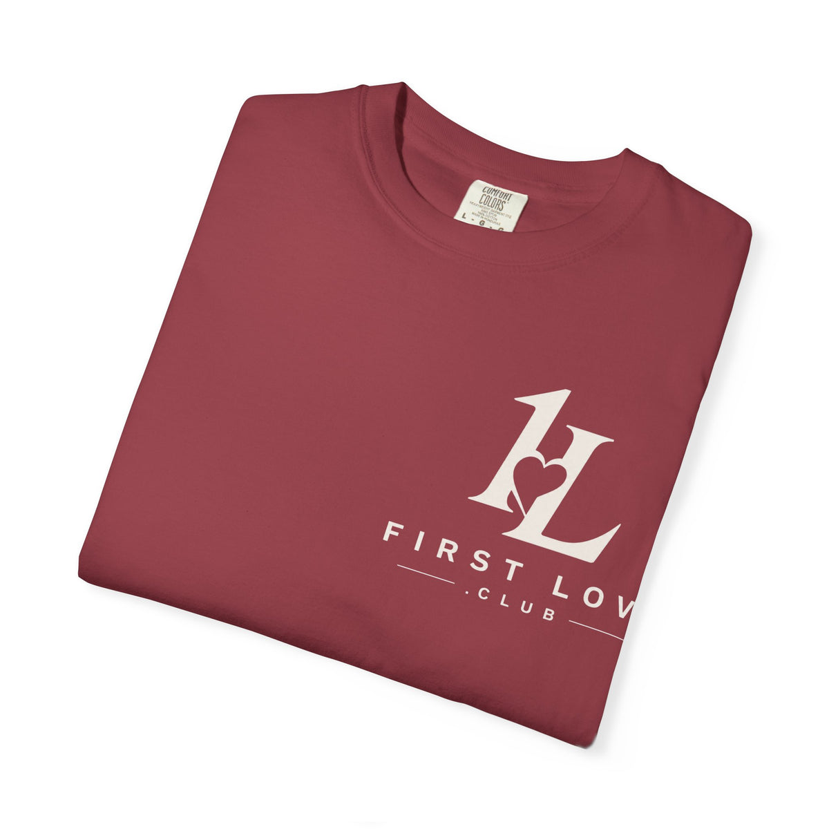 Minimalist Monogram Tee — Subtle "1L" Chest & Back Print