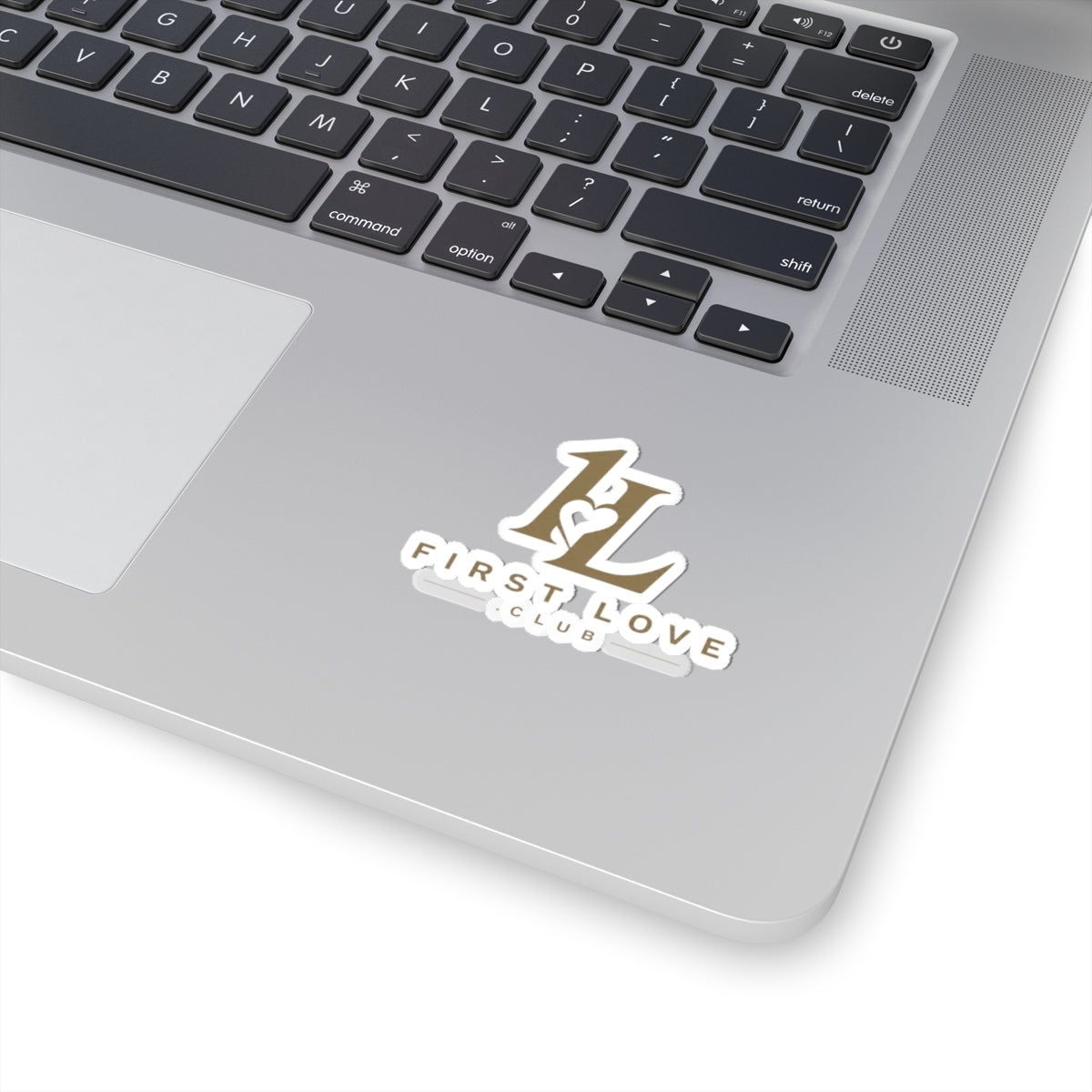 First Love Club Logo Sticker — Kiss-Cut Laptop Decal