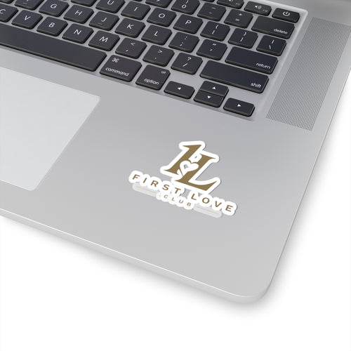 First Love Club Logo Sticker — Kiss-Cut Laptop Decal