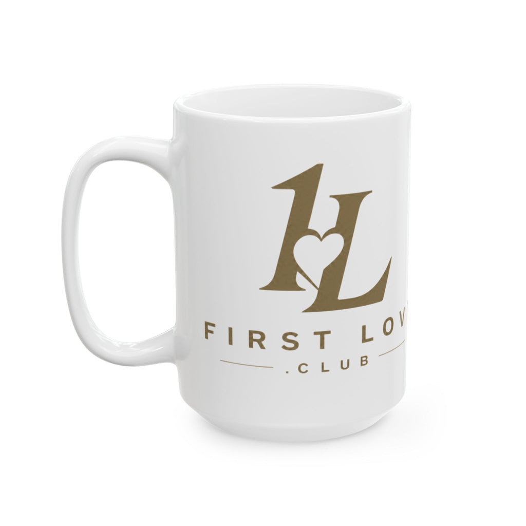 Inspirational Ceramic Mug — "Greatness is Here" Mountain Coffee Cup (11oz, 15oz)