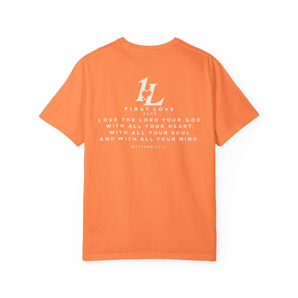 Minimalist Monogram Tee — Subtle "1L" Chest & Back Print