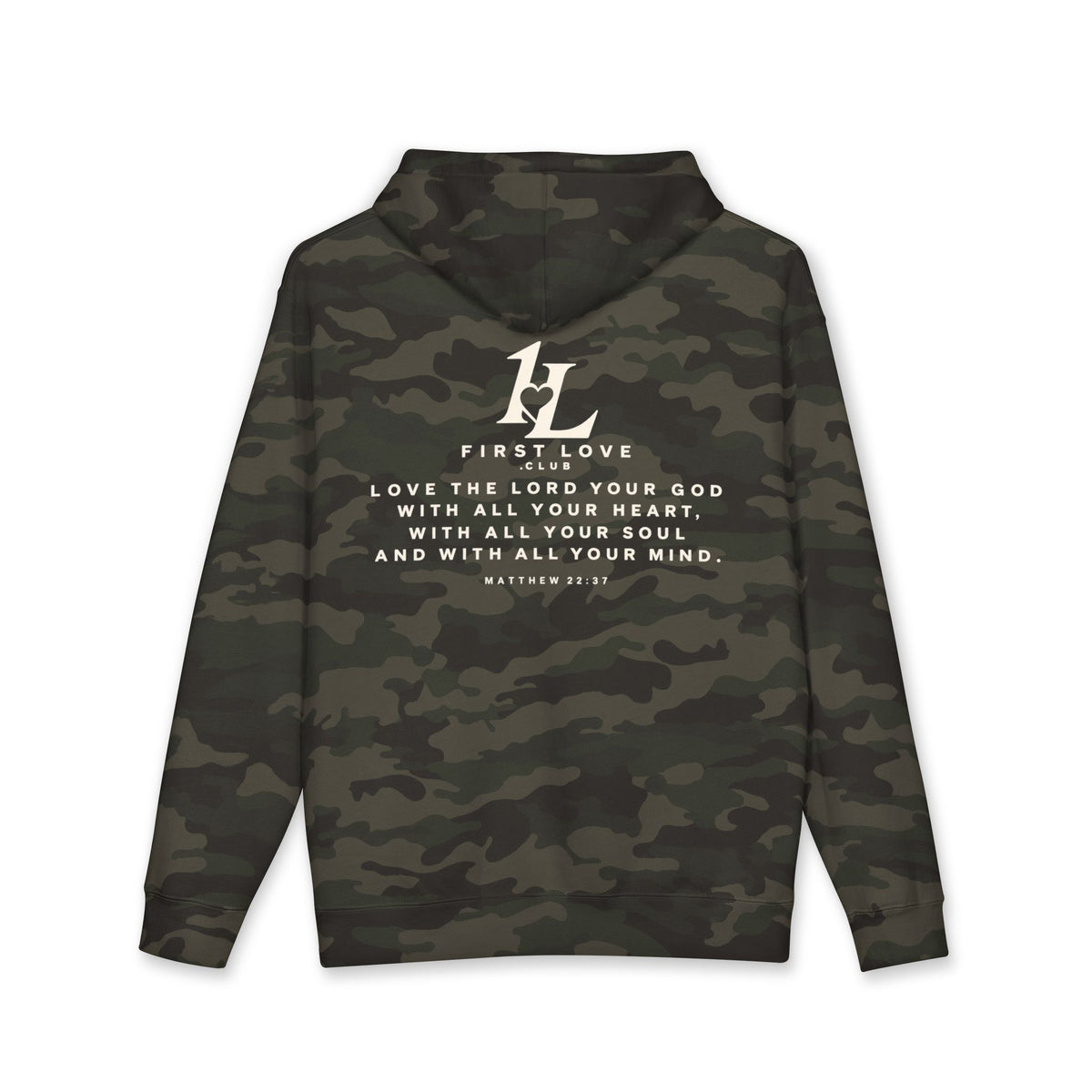 Minimal White Hoodie with Faint Script Logo — Subtle Luxury Streetwear