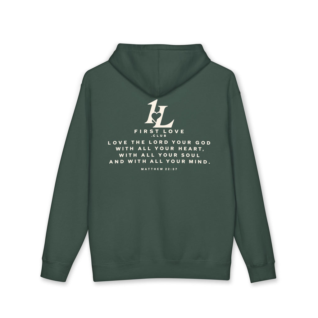 Minimal White Hoodie with Faint Script Logo — Subtle Luxury Streetwear