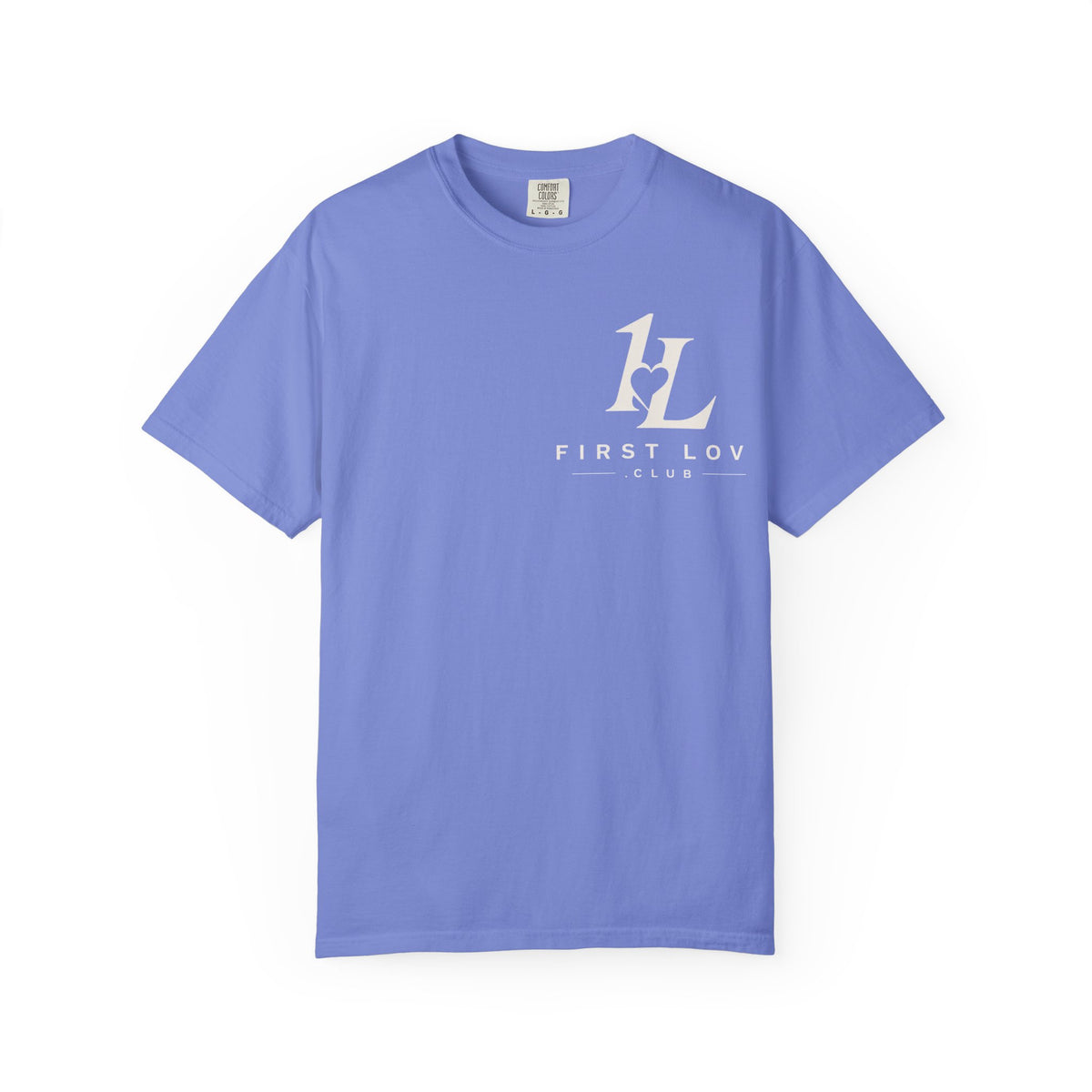 Minimalist Monogram Tee — Subtle "1L" Chest & Back Print