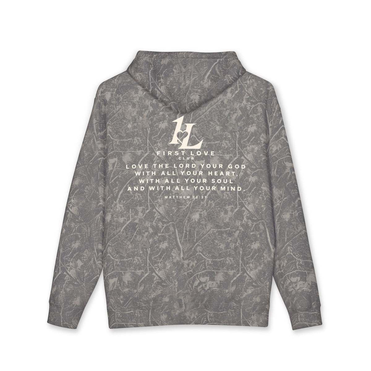 Minimal White Hoodie with Faint Script Logo — Subtle Luxury Streetwear