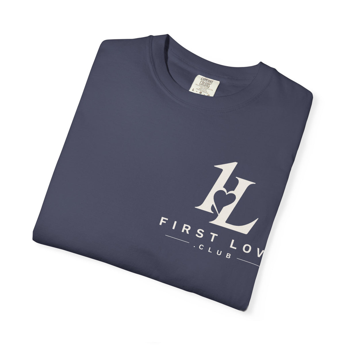 Minimalist Monogram Tee — Subtle "1L" Chest & Back Print