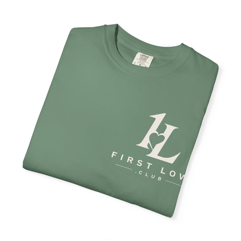 Minimalist Monogram Tee — Subtle "1L" Chest & Back Print