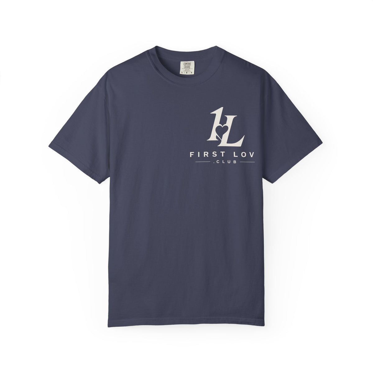 Minimalist Monogram Tee — Subtle "1L" Chest & Back Print