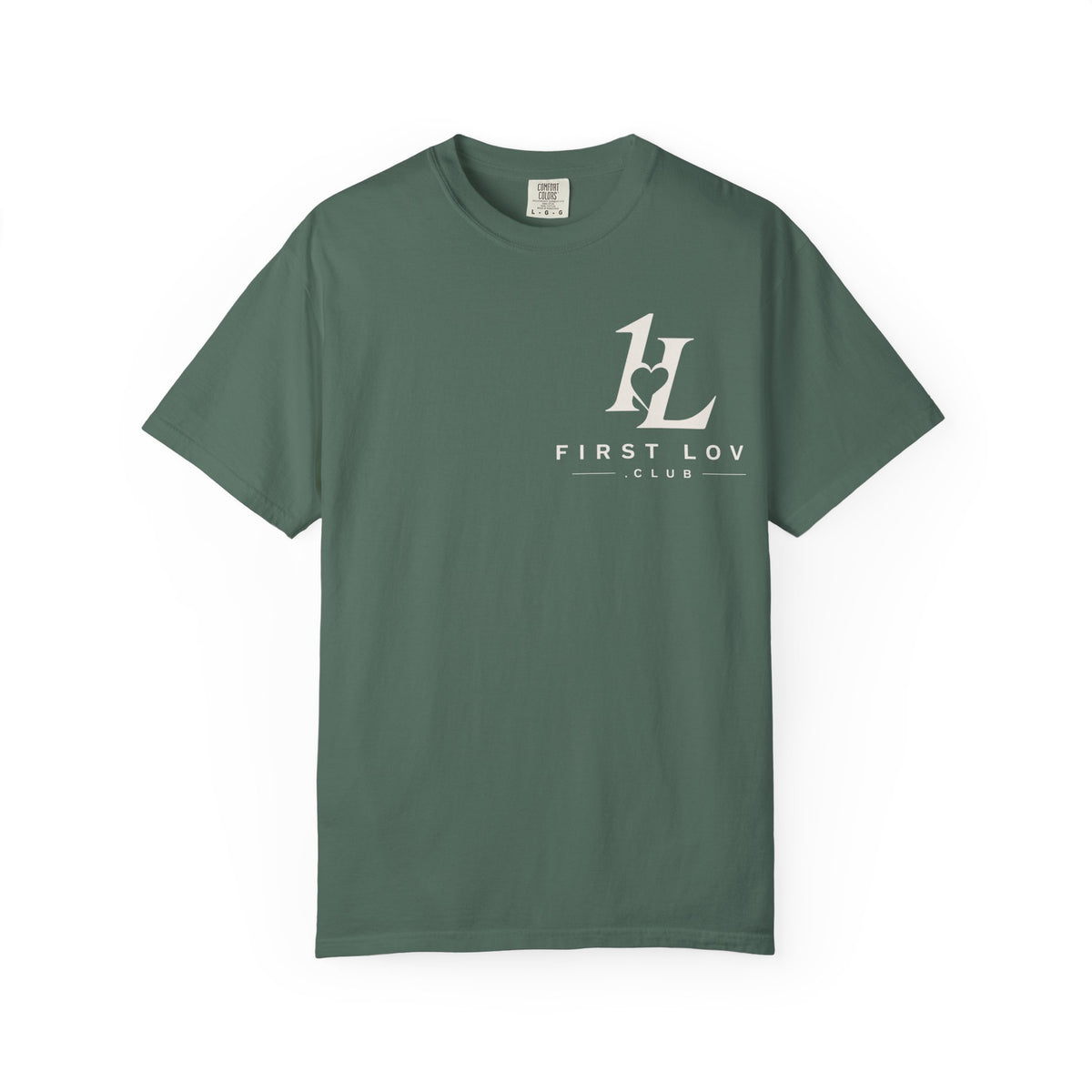 Minimalist Monogram Tee — Subtle "1L" Chest & Back Print