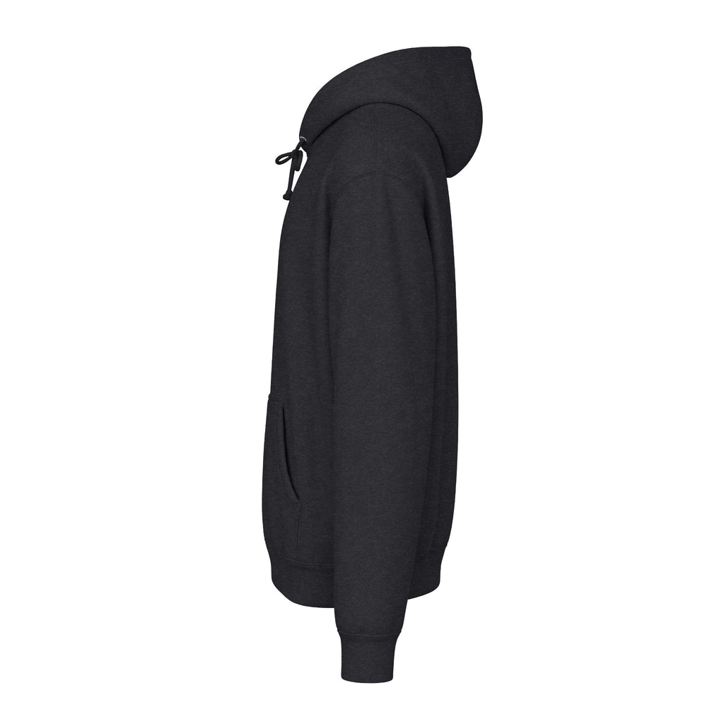 Minimal White Hoodie with Faint Script Logo — Subtle Luxury Streetwear