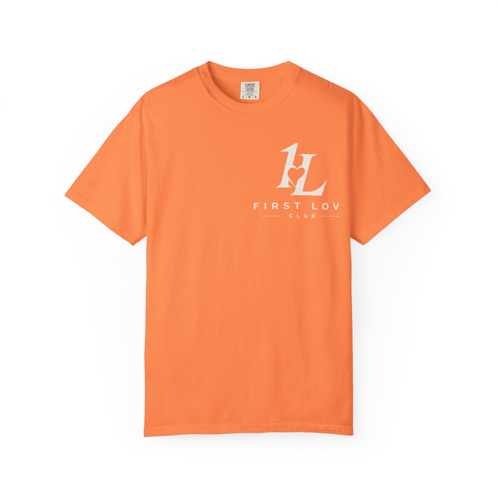 Minimalist Monogram Tee — Subtle "1L" Chest & Back Print