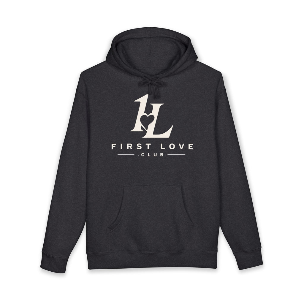 Minimal White Hoodie with Faint Script Logo — Subtle Luxury Streetwear
